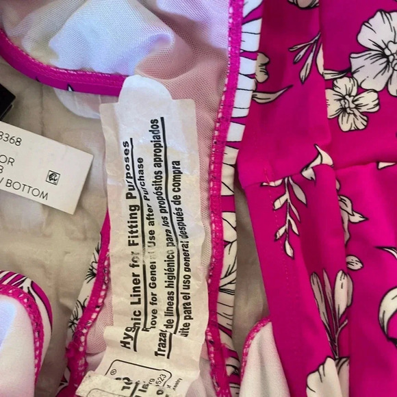 California Waves pink floral bikini bottom - Picture 9 of 11